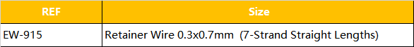 3Retention wire